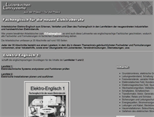 Tablet Screenshot of elektro-englisch.de